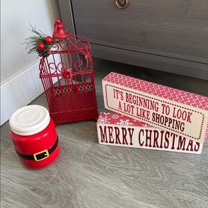 Set of 4 Christmas Decor Items